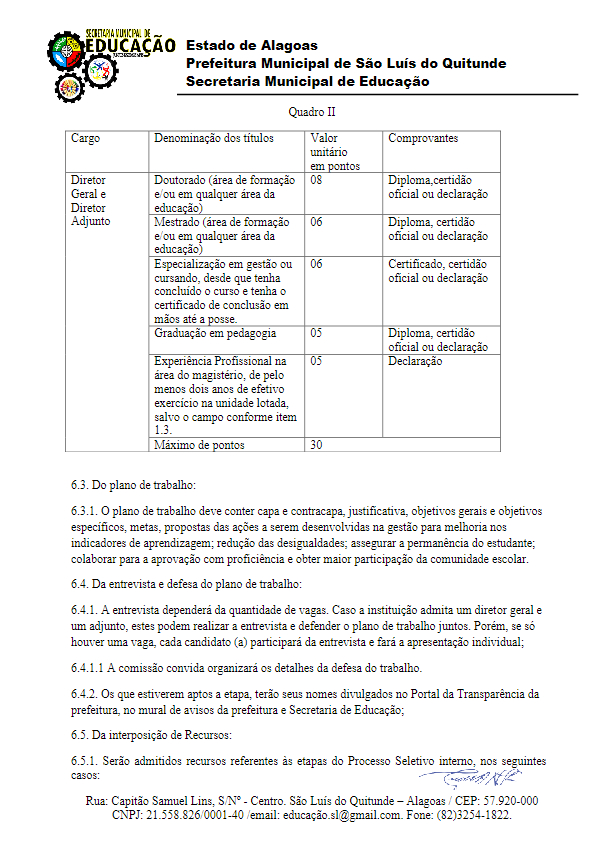 EDITAL SEMED 2022 | Prefeitura Municipal De São Luis Do Quitunde